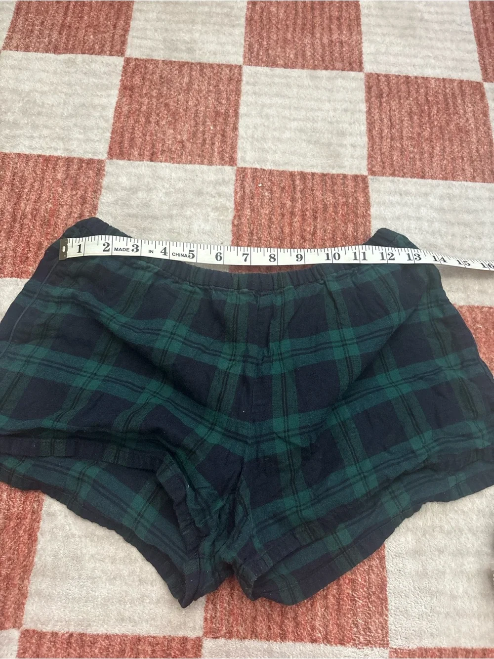 Madewell Tartan Plaid Pajama Sleepwear Set Sz XS